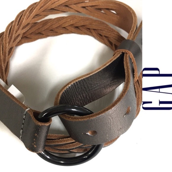 GAP leather braided belt - Picture 1 of 7